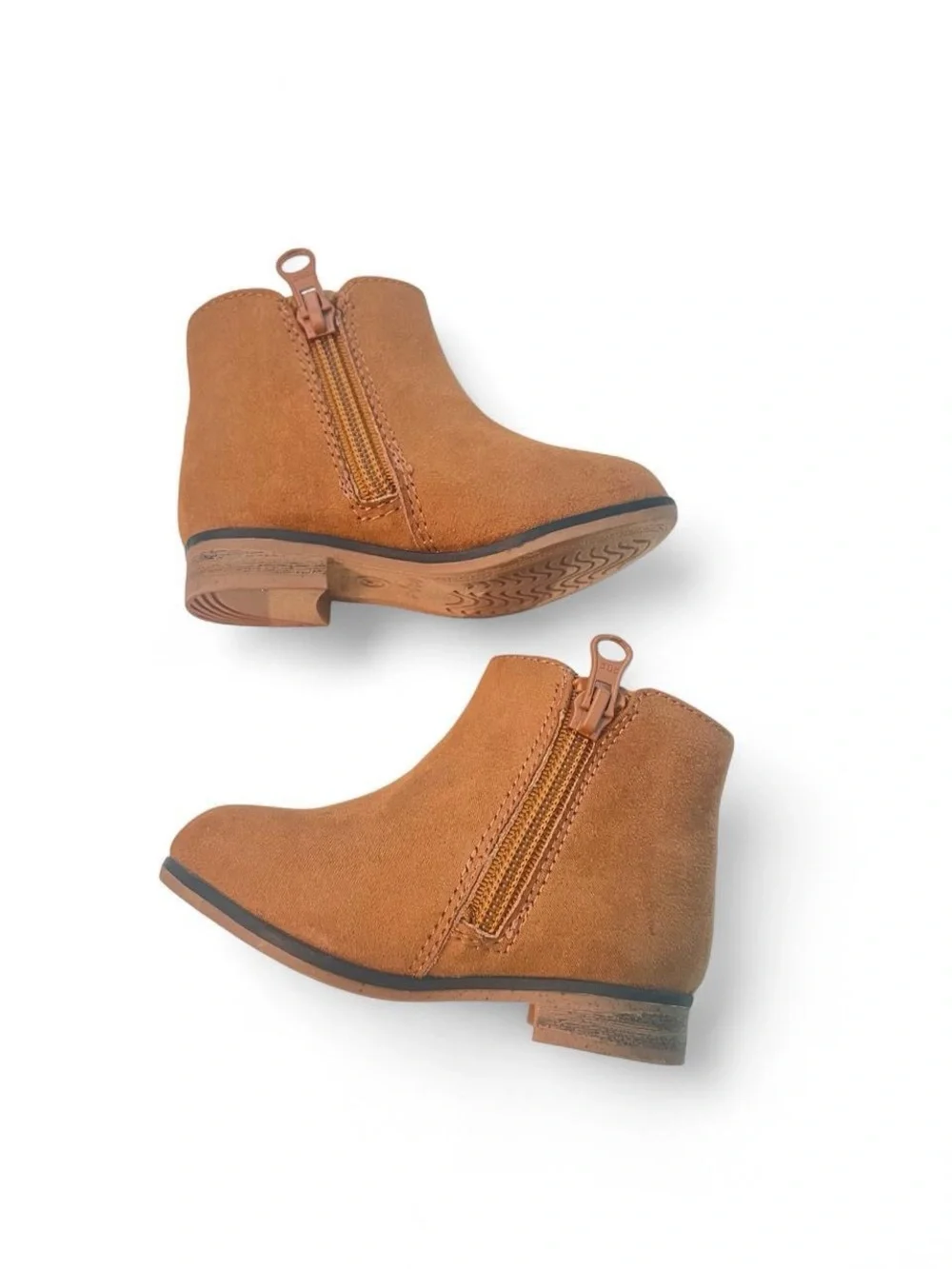 Cat & Jack Kids' Chestnut Brown Suede Ankle Boots